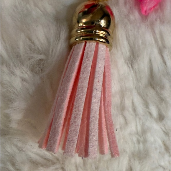 Handmade Colorful Keychain with Strawberry Charm - Picture 6 of 16